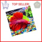 Keedolla Colorful Clear Sea Glass Pebbles Aquarium Gravel Fish Tank Rocks Small 