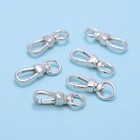 925 Sterling Silver Swivel Lobster Clasp Size 7x19mm 2 Pcs Per Bag