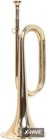 B Flat Military Cavalry Scouting Trumpet Bugle With Mouthpiece For School Band C