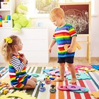  9pcs Light Up Spinning Tops Flashing Music Gyro Led Shining Toys Colorful 