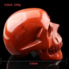 5 2   Natural Redstone Carved Crystal Skulls  Super Realistic crystal Healing