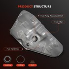 13 2 Gallons Fuel Tank For Toyota Corolla Matrix Pontiac Vibe 2003-2004 L4 1 8l