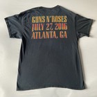 Guns N  Roses Atlanta July 27 2016 Tour Shirt Size M Black Short Sleeve