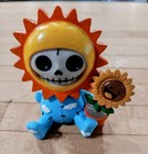 Furrybones Sol Sunflower Skeleton Figurine