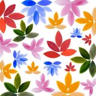 100 Pieces Petal Mosaic Tiles  Mixed Color Mosaic Glass Pieces  Hand-cut Stained