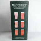 2019 Starbucks Holiday Reusable Hot Cups With Lids Pack Of 6 Happy Holidays