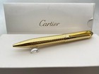 Awesome Cartier R De Full Golden Metal Design Body  blue Ink ballpoint Pen