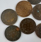 10-coin Lot Canadian Large Cent Bronze 1c Canada Ten Coin Assorted 1884-1920
