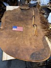 Western  Cowboy Batwing Show Chaps - Custom-made In Usa  Bison Leather