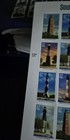 2002 Vintage Sheet Of Lighthouse Unused Stamps 37c Usa