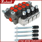 4 Spool Hydraulic Directional Control Valve 11gpm Double Acting Cylinder Bspp