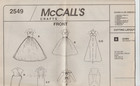 Fashion Doll Clothes Barbie   Other 11 5 In Dolls -vintage Mccall s Pattern 2549
