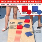 Gosports Dual Sided Cornhole Bean Bags - Slide And Stop Regulation Tournament   