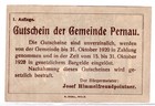 1921 Austria Pernau Notgeld 20 Heller Note  3177 
