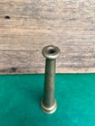Vintage 6  Solid Brass Fire Fighting Tapered Water Threaded Garden Hose Nozzle