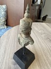 Very Old Thailand Ayutthaya Bronze Buddha Figure bust Thailand 17th Century