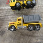 Matchbox Lot Of 7 Construction Vehicles 70s-80s Forklift Crane Dump Loader Dozer