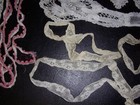 L19 - French Antique Lace Edging  Samples  Collar  Sleeves