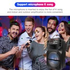 12  Portable Bluetooth Speaker Heavy Bass Wireless Party Dj System Mic Fm Remote