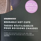 Starbucks Halloween Fall 2021 Reusable 6 Pk Glow In Dark 16oz Hot Cups With Lids