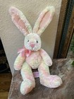 Russ Pastel Bunny Rainbow 6  Sitting Plush Stuffed Animal Nwot