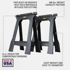 Stanley Folding Sawhorse  2 Pack