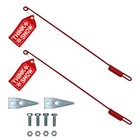  2  Snow Plow Blade Markers Guide Stick W  Flag For Western 59700