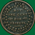1841 Webster Credit Millions For Defence Ht-16 Hard Times Token Vf  37945