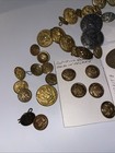Vtg Lot Of Us Military Buttons Var Years Waterbury Superior Quality S Meyer Used