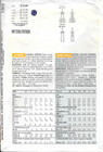 Uncut Butterick Sewing Pattern 3363 Misses  Fitted Lined Collar Dress Size  6-10