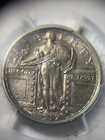 1917 T-1 25c Pcgs Ms-64 Type 1 Standing Liberty Quarter