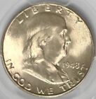 1948 D Franklin Silver Half Dollar 50c Grade Pcgs Ms65fbl