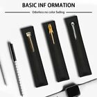 3 Pack Leather Pen Pouch Sleeve Single Fountain Pen Holder Case Soft Pen Prot   