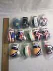 Lot Of 13 Country Flag Boxing Gloves Mini Key Chains New World Usa Australia Etc