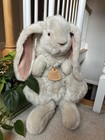 Vintage Dakin Plush Bunny Rabbit Hand Puppet 18  Stuffed Animal Usa 1985