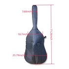 3 4 Double String Bass Soft Gig Bag Case Carry Portable Bag For Upright Bass