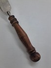 Vintage Old Knife Of Interesting Shape With Wooden Handle