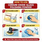 7oz Cerium Oxide 99  Pure Glass Polishing Powder Professional Windshield