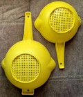 Vintage Tupperware 1200  1523 1   2 Quart Yellow Colander Strainers See Descript