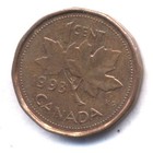 1993 Penny Queen Elizabeth Ii Cent Canada Canadian One Cent Coin  6643