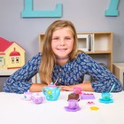 Kidplokio Pink Fairytale Tea Party Pretend Playset 17pc Girls Toys Ages 3 And Up