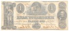 1852  1 Merchant s Bank  Washington D c  Obsolete - Crisp Uncirculated  Superb 