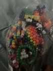 Bag Of 34 Kandi Bracelets  Necklaces  Cuffs  Belt Chains  Etc