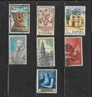 74 Used Spain Stamps