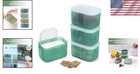 Stackable Pea Green Silicone Baby Food Jars     8 Oz  Microwave   Dishwasher Safe