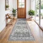 Washable Runner Rug 3x8 - Hallway Runner Rug Kitchen Rugs And Mats Non Skid 