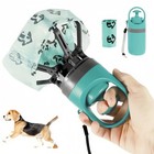 Portable Dog Poop Scooper Picker Upper Claw With Waste Bag Dispenser Travel Usa