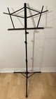Heavy Duty Black Music Folding Stand  Barely Used  Excellent Condition 