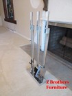 Mid Century Fireplace Tools Lucite Chrome Vintage 1970s Japan