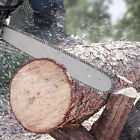 20 22  52cc Gas Chainsaw Bar Gasoline Powered Chain Saw Engine Wood Cutting